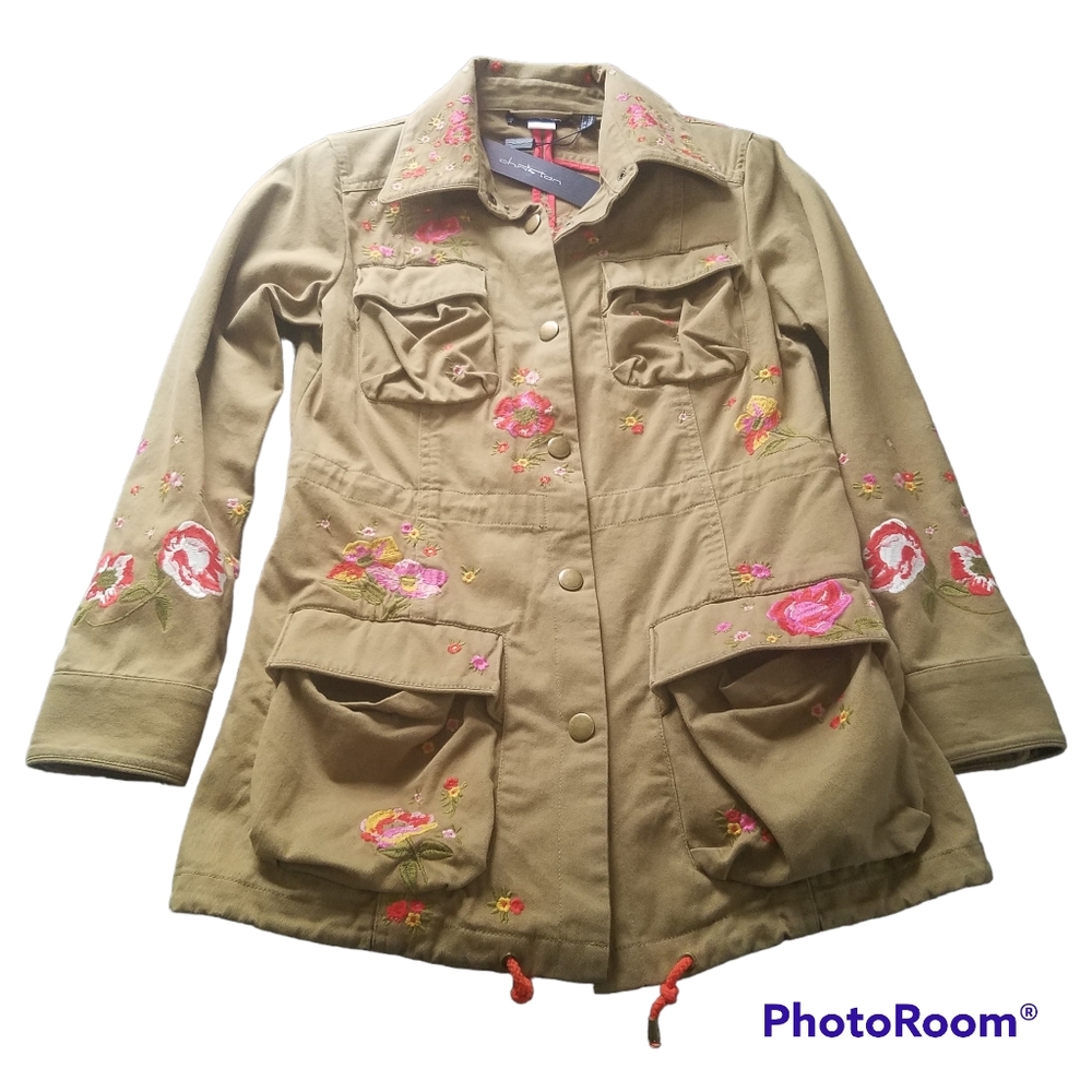 SALE-NWT Vintage Chris. Tan Jacket